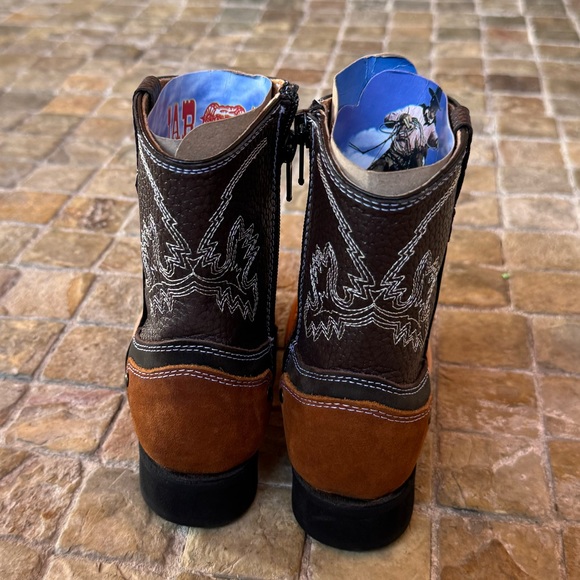 Boy/girl boots 100% leather made in Mexico - Picture 8 of 9